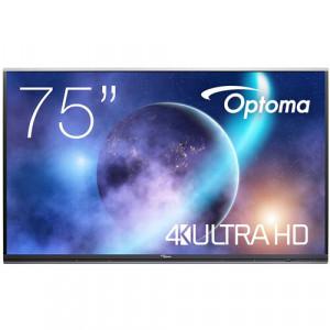 Optoma 5752RK Interactive Display | 75" UHD 4K 3840(H)*2160(V) Pixel Resolution, LED, Touch