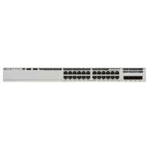 CISCO Catalyst C9200L-24T-4G-A Switch - 56 Gbps Switching Capacity, Throughput up to 83.33 Mpps, 24 x RJ45, 4 x 1G fixed uplinks