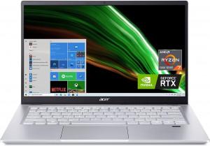 'Product Image: ACER SWIFT X Gaming Laptop | AMD Ryzen 7 5800U, 16GB, 512GB SSD, NVIDIA RTX 3050Ti 4GB, 14" FHD'