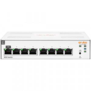 HPE Aruba Instant On 1830 (JL810A) Switch - 7 x Gigabit Ethernet Ports RJ45, 1 x Gigabit Ethernet PoE Ports RJ45