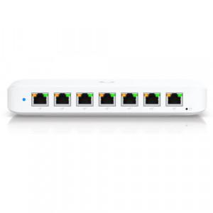 Ubiquiti UniFi (USW-Ultra-60W) Switch - 8 x Gigabit Ethernet RJ45 Ports, 7 x PoE/PoE+ Ports